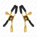 KINK Goldene Nippelklemmen 6 cm – Verstellbare Brustklammern | Secret Pulse Nippelklemme diskret online kaufen