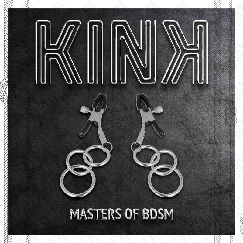 KINK - 3 O-RING NIPPELKLEMMEN 6 CM hochwertiges Zubehör
