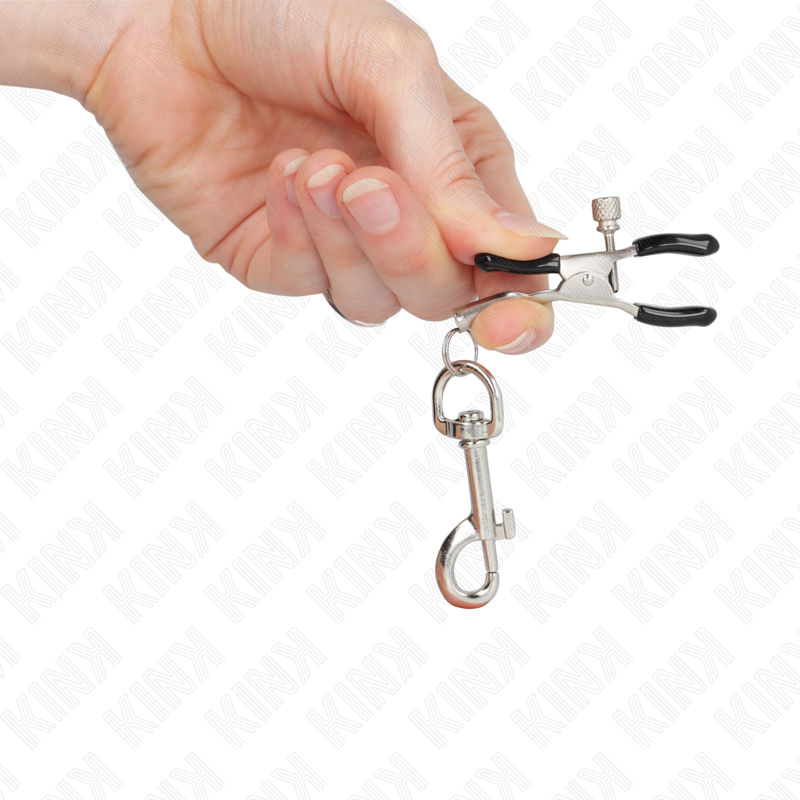 KINK - HAKEN-NIPPELKLAMMERN 6 CM bei Secret Pulse im Erotikshop