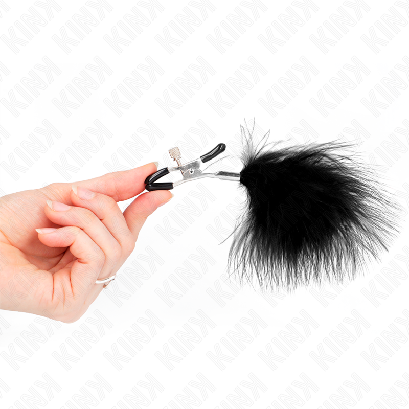 KINK - FEDERNIPPENKLEMME SCHWARZ 7 CM bei Secret Pulse im Erotikshop
