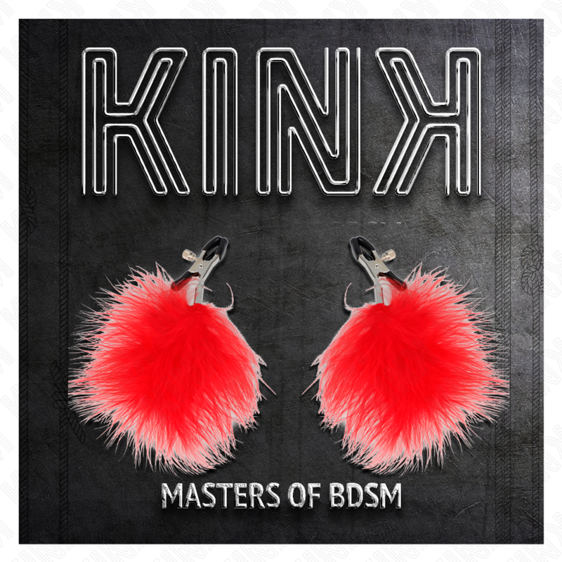 KINK - FEDERNIPPENKLEMME ROT 7 CM BDSM-Zubehör diskret online kaufen