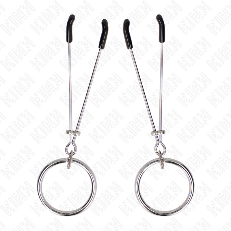 KINK - DÜNNE NIPPELKLEMMEN MIT O-RING 7 CM Nippelklemme diskret online kaufen
