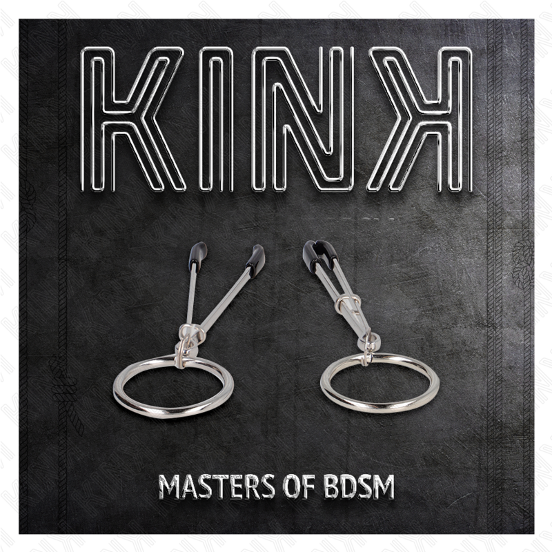 KINK - DÜNNE NIPPELKLEMMEN MIT O-RING 7 CM für sinnliche und diskrete Momente