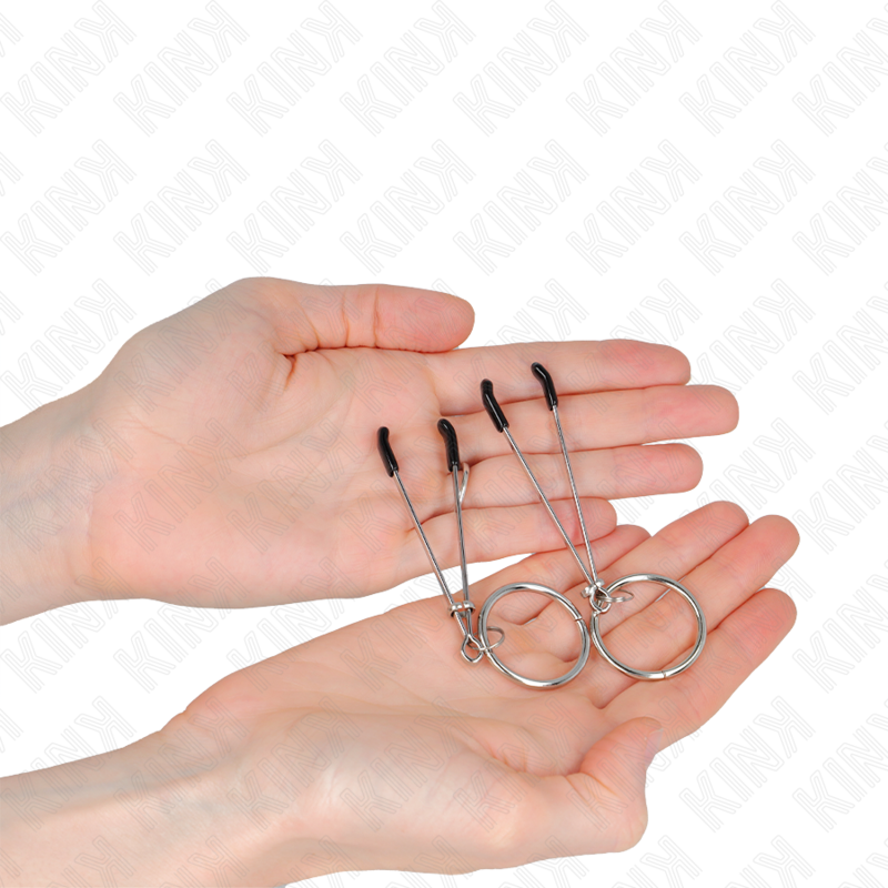 KINK - DÜNNE NIPPELKLEMMEN MIT O-RING 7 CM hochwertiges Zubehör
