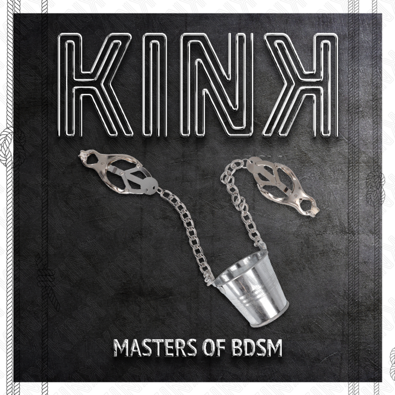 KINK - NIPPELKLEMMEN MIT EIMER SILBER hochwertiges Zubehör