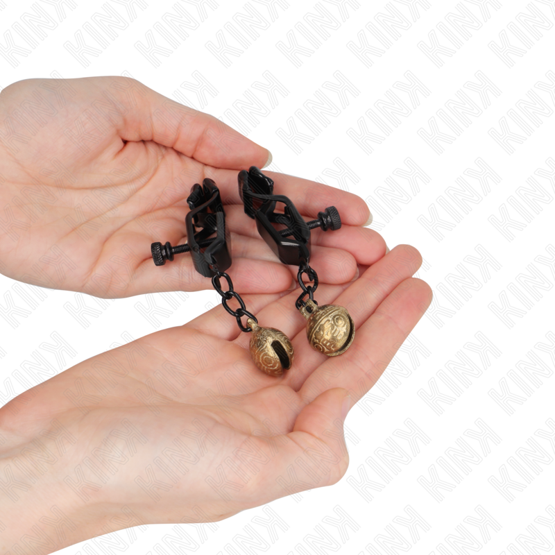 KINK - BELL JAW STYLE NIPPELKLEMMEN SCHWARZ 7 CM Nippelklemme diskret online kaufen