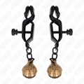 KINK - BELL JAW STYLE NIPPELKLEMMEN SCHWARZ 7 CM Nippelklemme diskret online kaufen