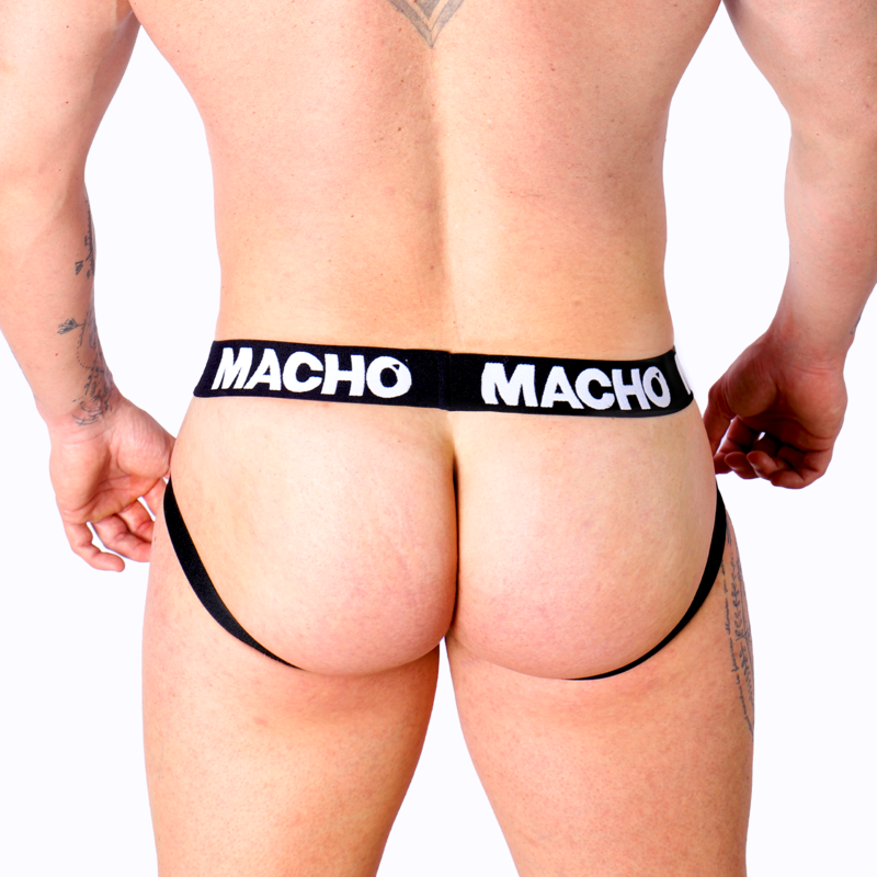 MACHO - MX25NC JOCK SCHWARZES LEDER M – Erotik-Zubehör Bild 4