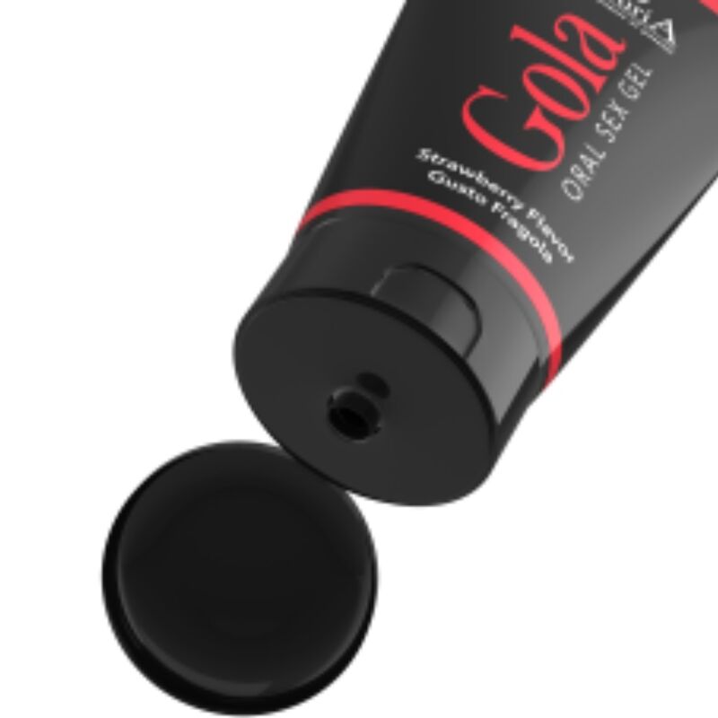 INTIMATELINE Luxuria Oral Gel Erdbeere – Geschmackvolles Gleitgel 50 ml Produktverpackung und Details