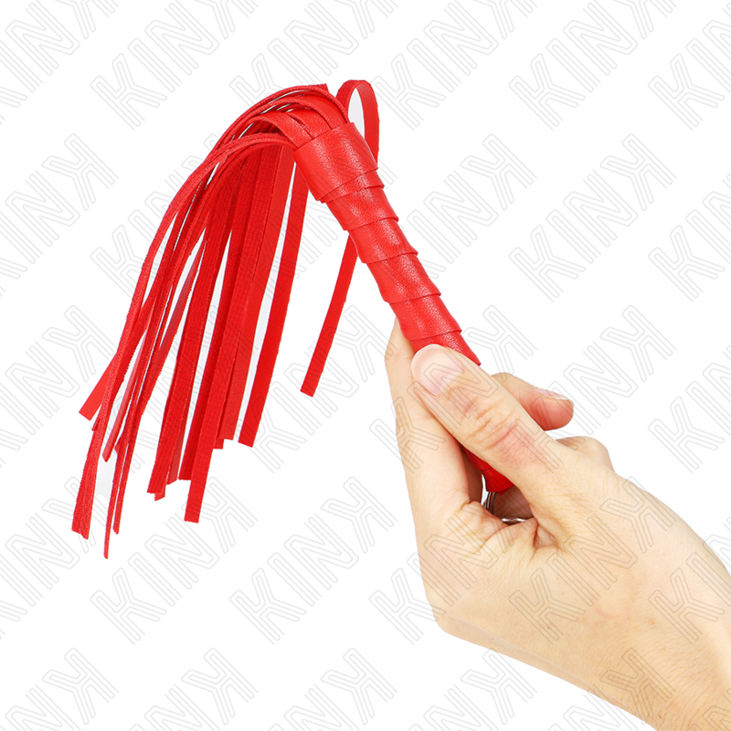 KINK Einfache Mini Rote Peitsche 28 cm – Bondage & BDSM | Secret Pulse bei Secret Pulse im Erotikshop