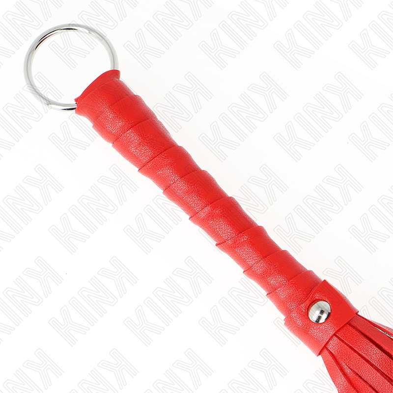 KINK Einfache Mini Rote Peitsche 28 cm – Bondage & BDSM | Secret Pulse für sinnliche und diskrete Momente