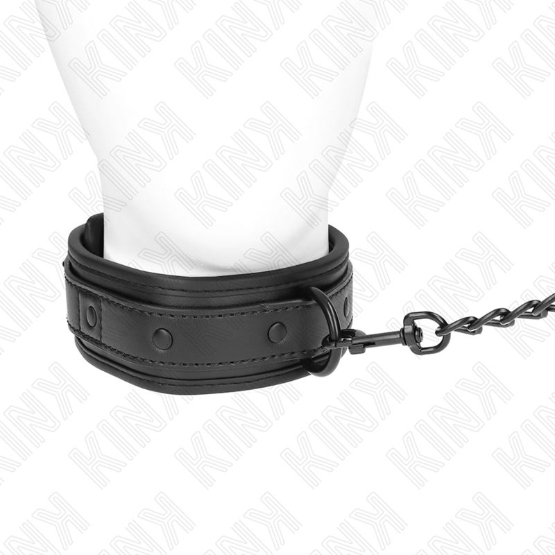 KINK - NEOPREN BONDAGE HALSBAND MODELL 2 MIT GÜRTEL 78 CM VERSTELLBAR 37,5 X 49,5 CM bei Secret Pulse im Erotikshop