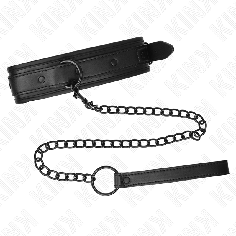 KINK - NEOPREN BONDAGE HALSBAND MODELL 2 MIT GÜRTEL 78 CM VERSTELLBAR 37,5 X 49,5 CM hochwertiges Zubehör