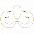KINK - 4 Nippel- und Kitzlerklammern, verstellbar, Gold Nippelklemme diskret online kaufen