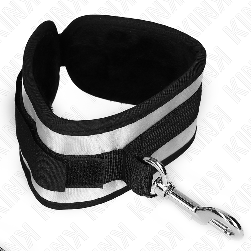 KINK - NEOPREN HANDGELENKMANSCHETTEN GRAU 23 X 5 CM für sinnliche und diskrete Momente