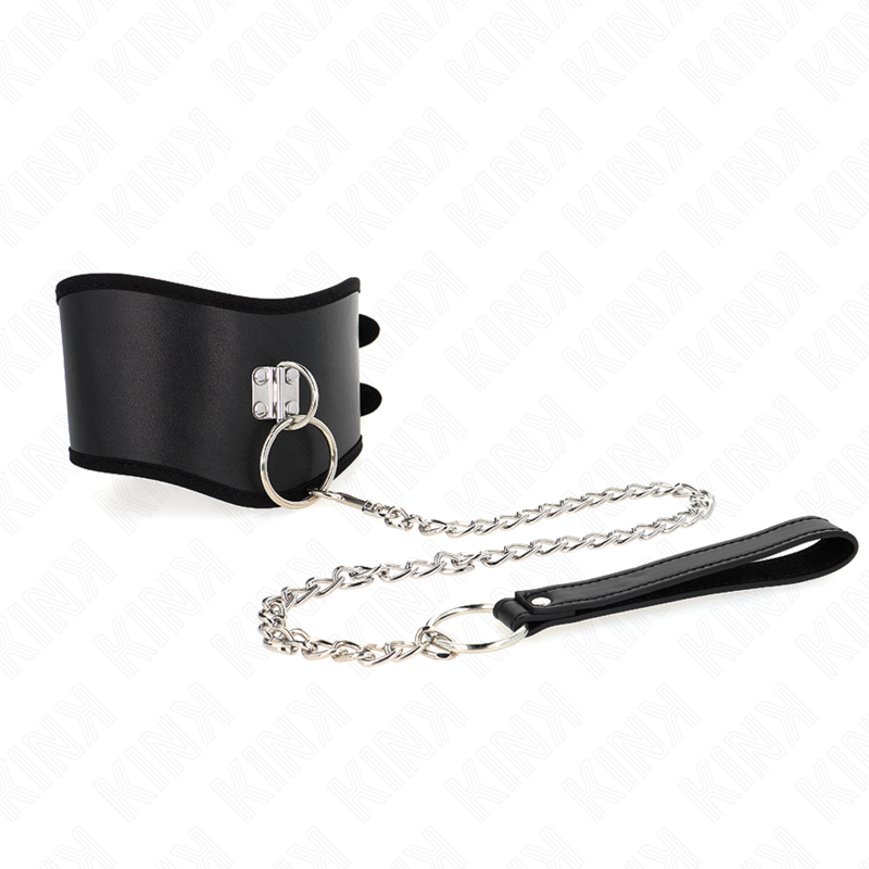 KINK Halskette 65 cm mit breitem Riemen – Verstellbar 40–55 cm | Secret Pulse BDSM-Zubehör diskret online kaufen