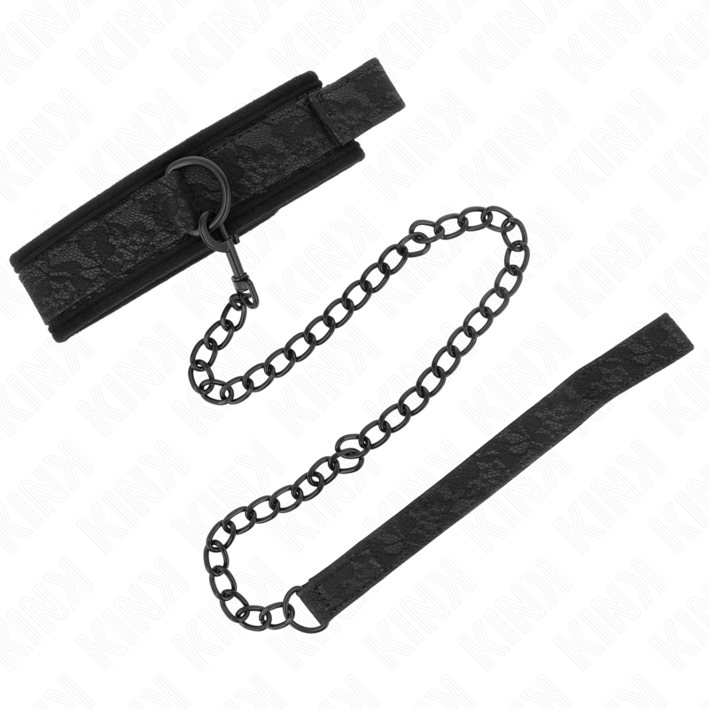 KINK Basismodell Halsband mit Leine 77 cm – Verstellbar & Vielseitig |Secret Pulse Produktansicht und Details