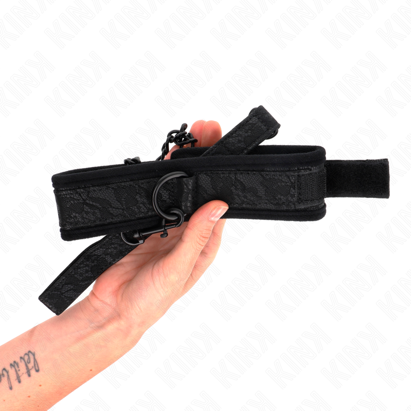 KINK Basismodell Halsband mit Leine 77 cm – Verstellbar & Vielseitig |Secret Pulse hochwertiges Zubehör
