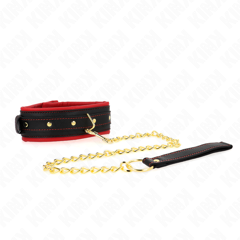 KINK Halsband mit Leine aus Stoff – Verstellbar 33–48 cm | Secret Pulse Produktansicht und Details