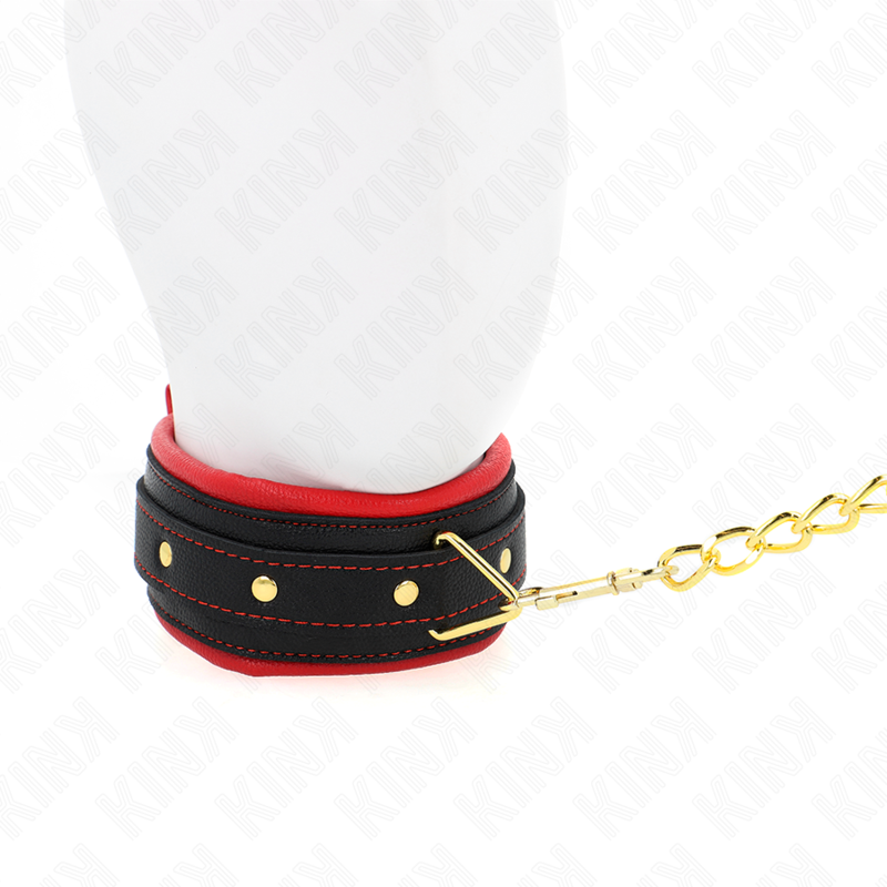 KINK Halsband mit Leine aus Stoff – Verstellbar 33–48 cm | Secret Pulse BDSM-Zubehör diskret online kaufen