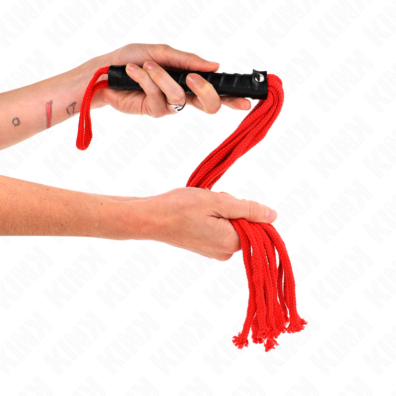 KINK Rojo Seilpeitsche 56 cm – BDSM & Bondage | Secret Pulse Produktansicht und Details