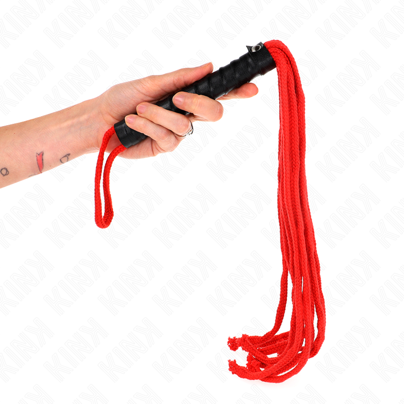 KINK Rojo Seilpeitsche 56 cm – BDSM & Bondage | Secret Pulse Bondage-Fessel diskret online kaufen