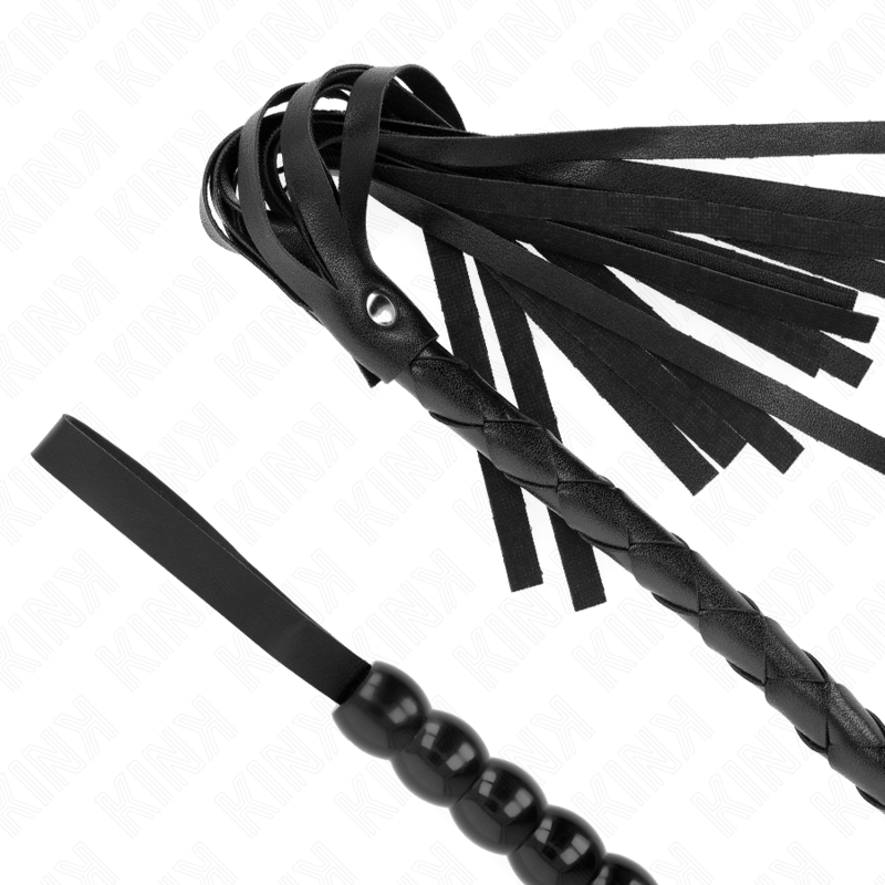 KINK Schlangenpeitsche mit Perlen 80 cm – Bondage & BDSM | Secret Pulse Produktansicht und Details