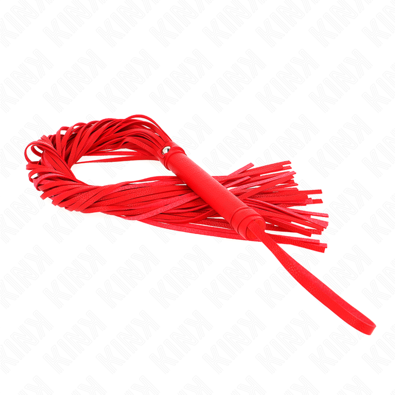 KINK Rote Weich-PVC-Peitsche 70 cm – Bondage & BDSM | Secret Pulse Bondage-Fessel diskret online kaufen