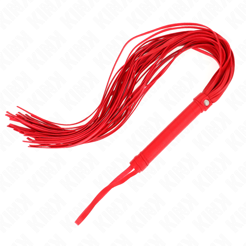 KINK Rote Weich-PVC-Peitsche 70 cm – Bondage & BDSM | Secret Pulse Produktansicht und Details