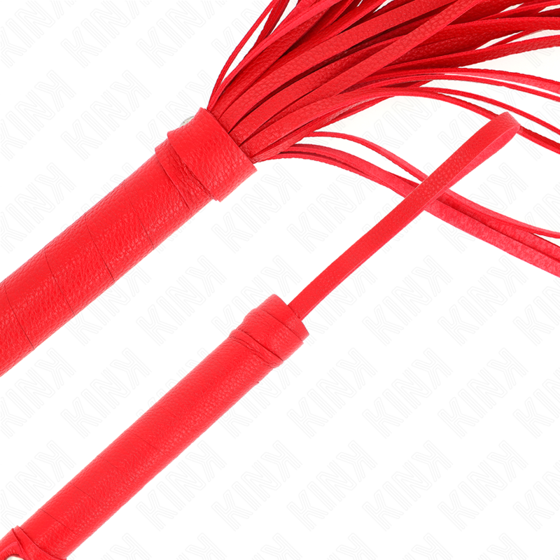 KINK Rote Weich-PVC-Peitsche 70 cm – Bondage & BDSM | Secret Pulse hochwertiges Zubehör