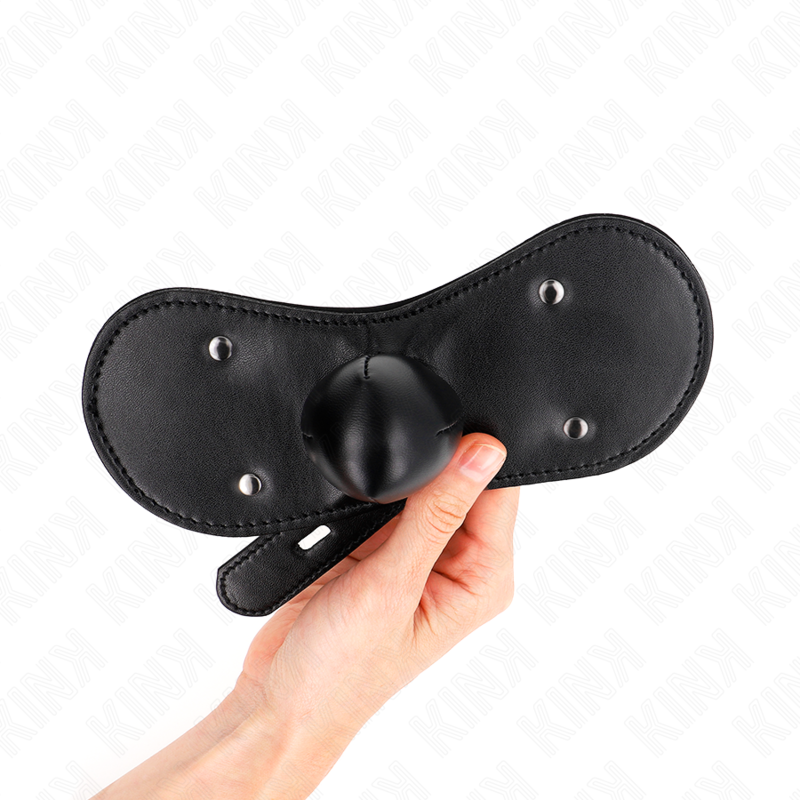 KINK - BALL GAG MUNDMASKE MIT SCHLOSS VERSTELLBAR 42-60 CM hochwertiges Zubehör