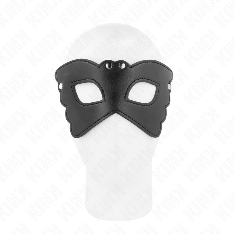 KINK Kunstledermaske Schmetterlingsform – 20 x 9 cm | Stylisches Accessoire Produktansicht und Details