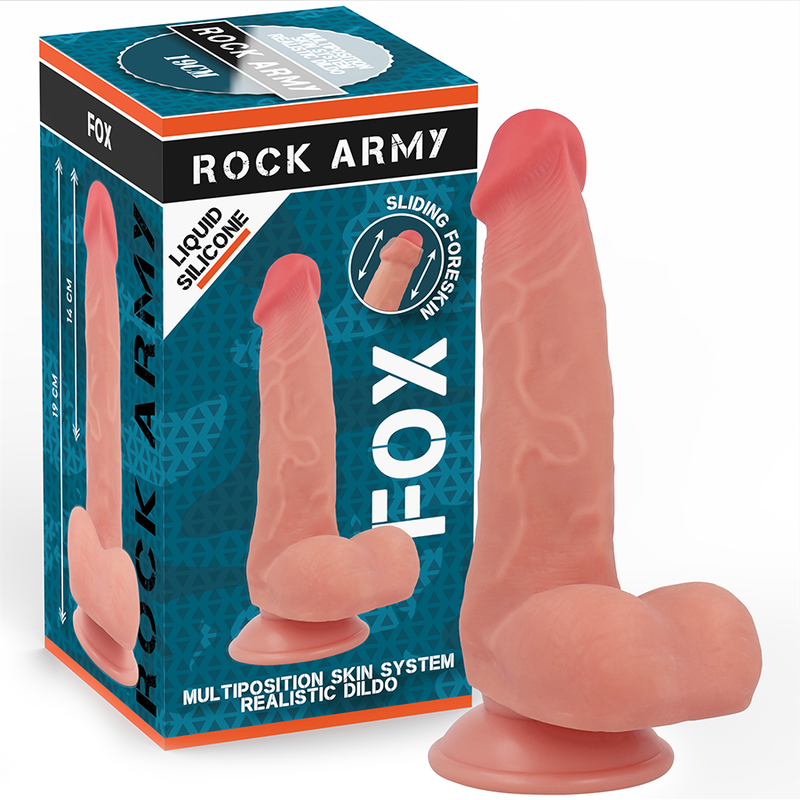 ROCKARMY - FLÜSSIGSILIKONFUCHS 19 CM -O- 3,2 CM – Y - FLÜSSIGSILIKONFUCHS 19 CM -O- 3,2 CM Bild 1