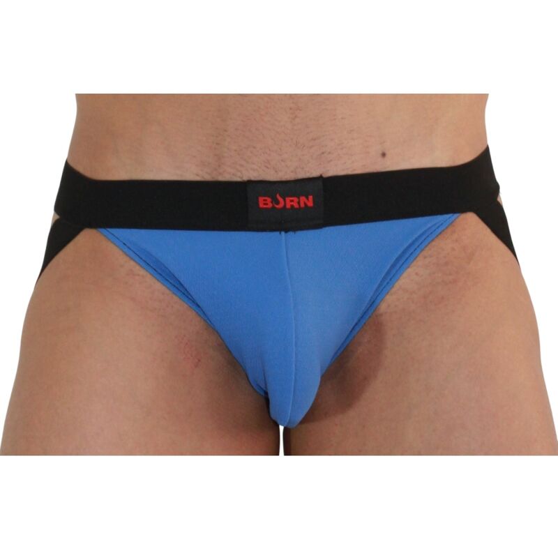 BURN - 008 JOCK BLAU / SCHWARZ L – Erotik-Zubehör Bild 1