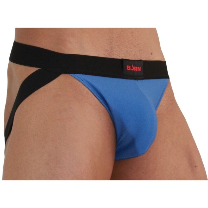 BURN - 008 JOCK BLAU / SCHWARZ L – Erotik-Zubehör Bild 2