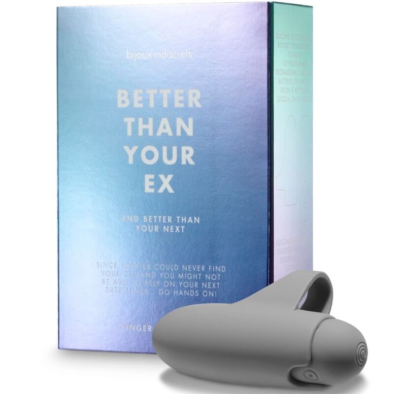 BIJOUX - BESSER ALS IHR EX VIBRATOR BULLET 10 VIBRATIONEN GRAU für intensive Stimulation und Self-Love