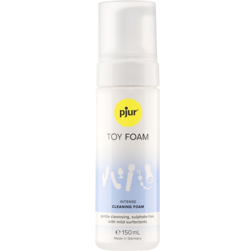 PJUR Toy Foam Cleaner – 150 ml, Sanfter Schaum & Hygienisch – Erotik-Zubehör von Secret Pulse