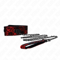 KINK - SPITZENKETTE MIT GÜRTEL MIT ECHTLEDERGÜRTEL 105 CM / 44 X 5,5 CM BDSM-Zubehör diskret online kaufen
