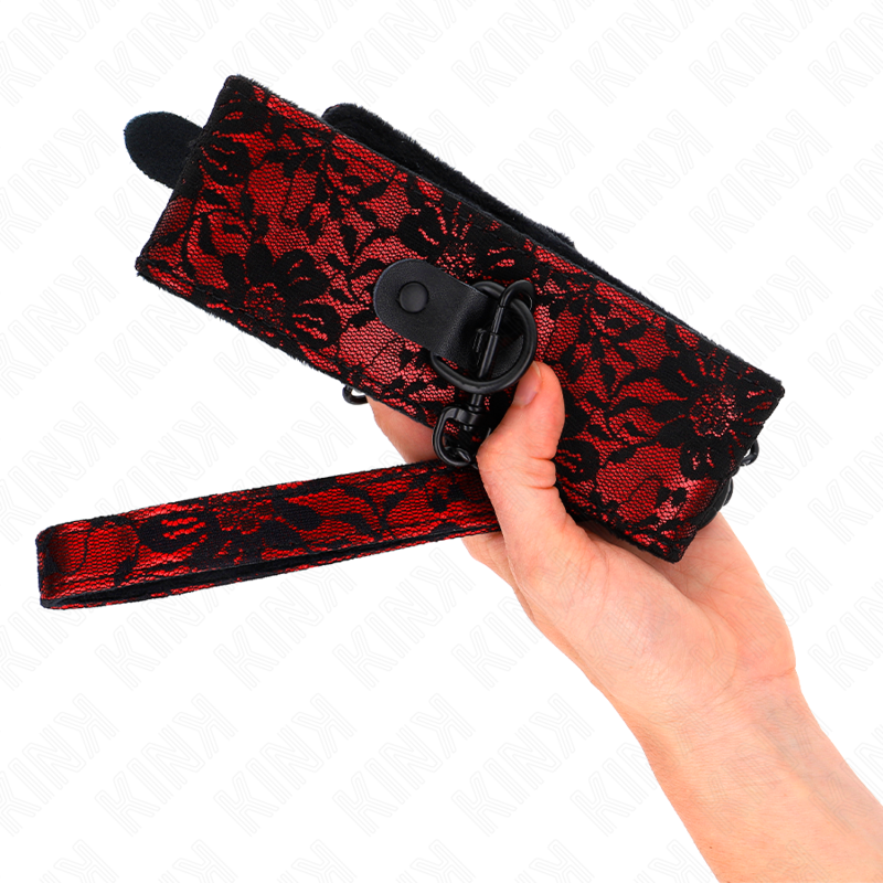 KINK - SPITZENKETTE MIT GÜRTEL MIT ECHTLEDERGÜRTEL 105 CM / 44 X 5,5 CM bei Secret Pulse im Erotikshop