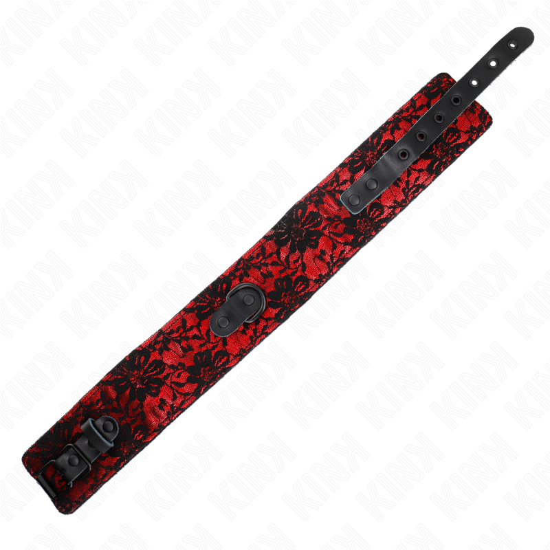 KINK - SPITZENKETTE MIT GÜRTEL MIT ECHTLEDERGÜRTEL 105 CM / 44 X 5,5 CM BDSM-Zubehör diskret online kaufen