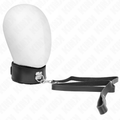 KINK Halskette mit Gürtel & schwarzem Lederband – 116 cm, verstellbar 40–48 cm | 6 cm breit BDSM-Zubehör diskret online kaufen