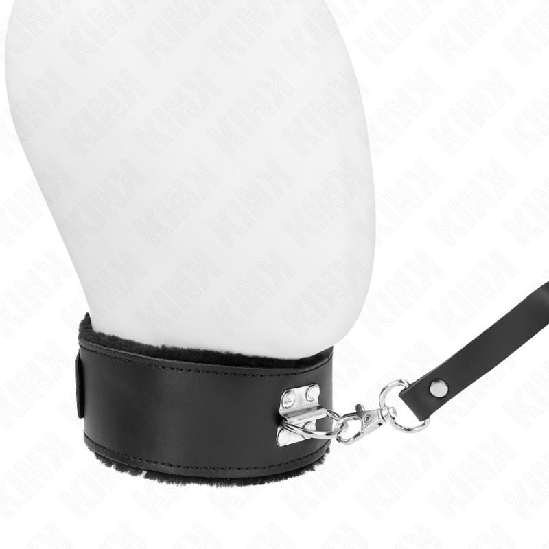 KINK Halskette mit Gürtel & schwarzem Lederband – 116 cm, verstellbar 40–48 cm | 6 cm breit Produktansicht und Details