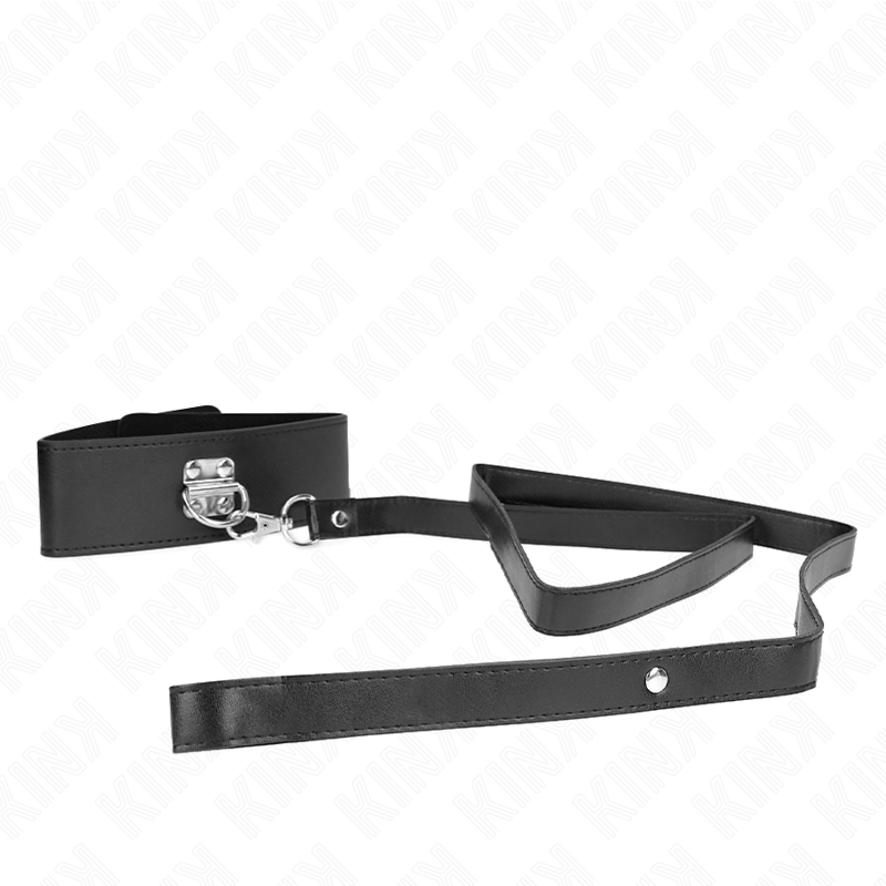 KINK Halskette mit Gürtel – Modell 2, 116 cm, verstellbar 36–43 cm | 5 cm breit bei Secret Pulse im Erotikshop