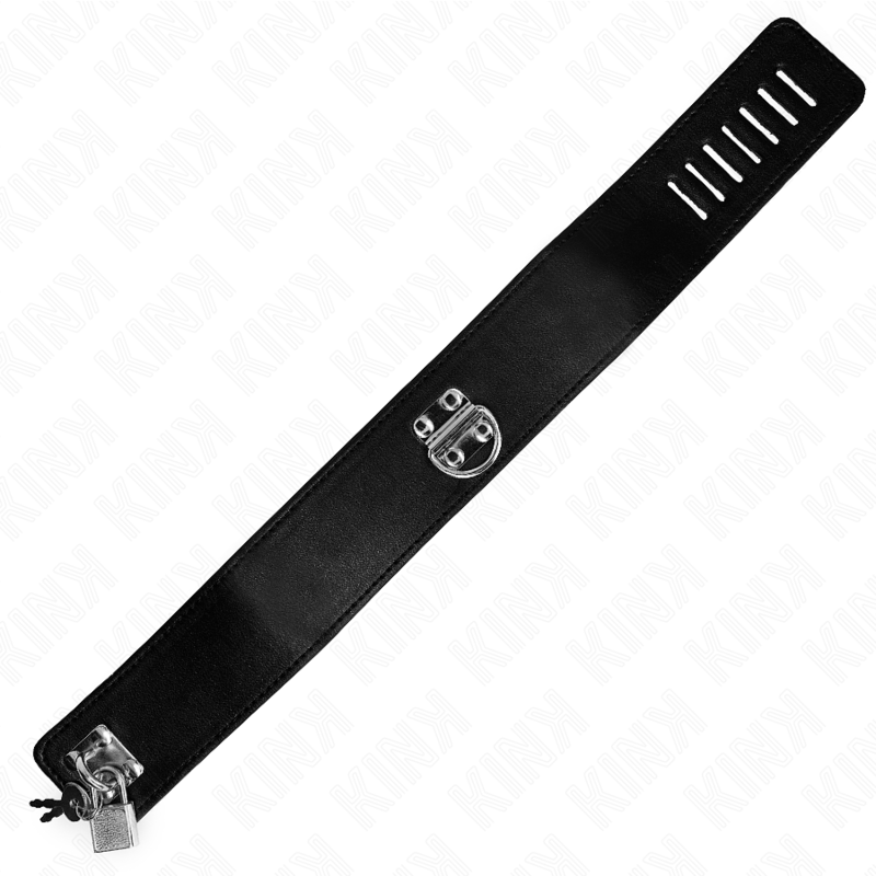 KINK Halskette mit Gürtel – Modell 2, 116 cm, verstellbar 36–43 cm | 5 cm breit BDSM-Zubehör diskret online kaufen