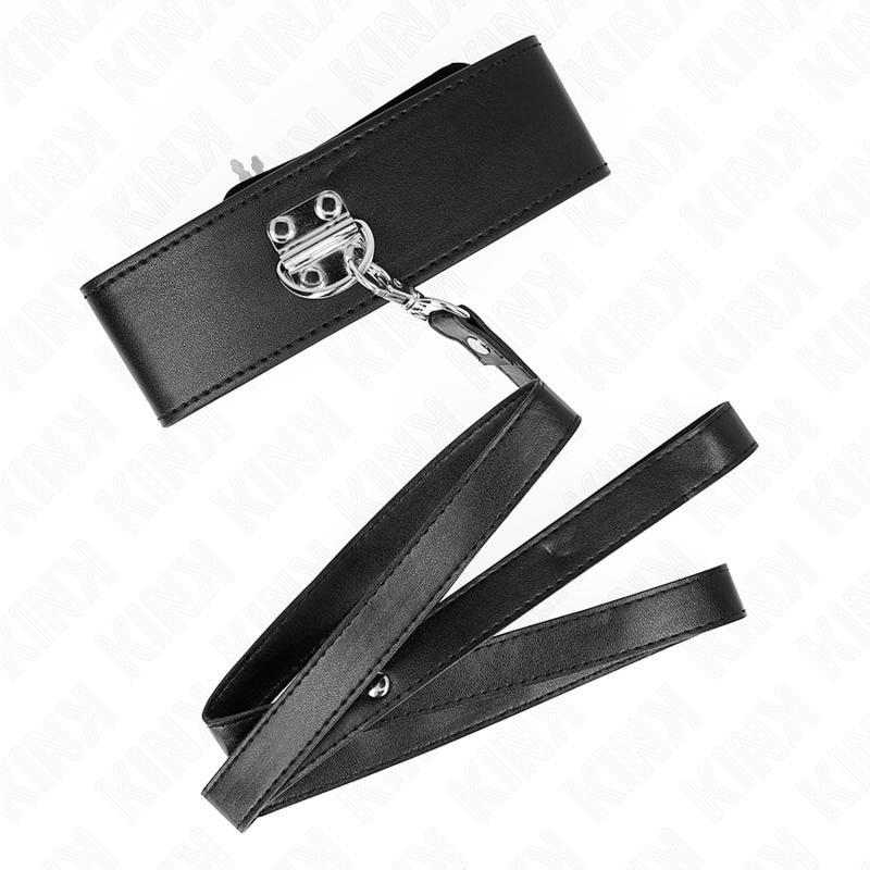 KINK Halskette mit Gürtel – Modell 2, 116 cm, verstellbar 36–43 cm | 5 cm breit für sinnliche und diskrete Momente