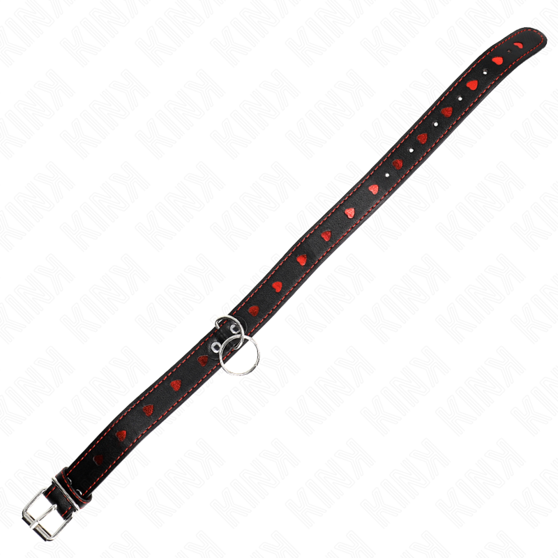 KINK Halskette mit Herzdetails & Band – 65 cm | Verstellbares Statement 52,5 x 2,5 cm BDSM-Zubehör diskret online kaufen
