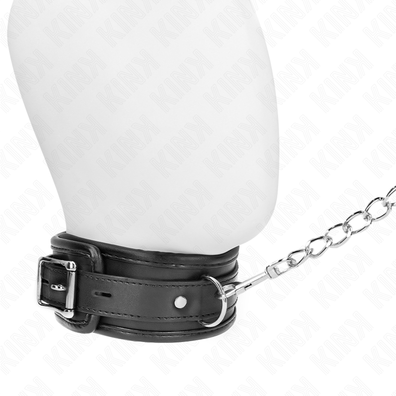 KINK Halsband Basis Modell mit Leine – 65 cm | Breites Statement 53 x 6 cm bei Secret Pulse im Erotikshop