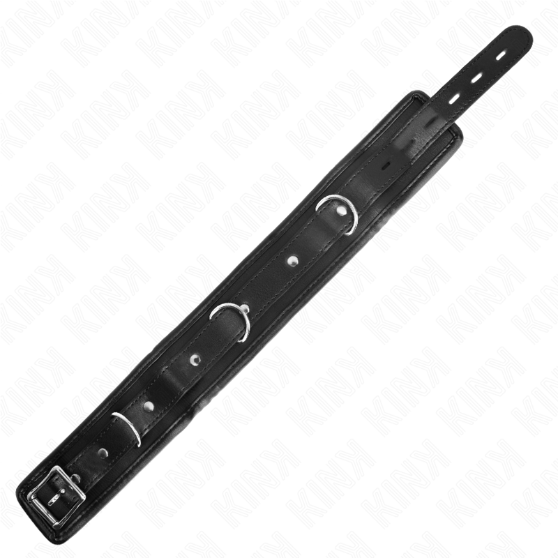 KINK Halsband Basis Modell mit Leine – 65 cm | Breites Statement 53 x 6 cm hochwertiges Zubehör