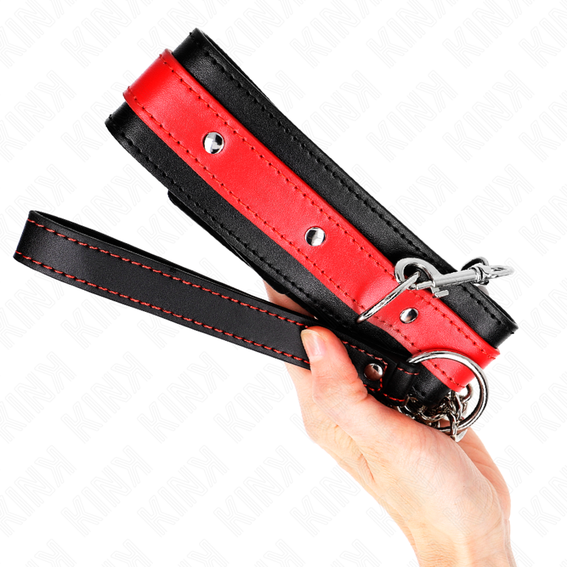 KINK Halskette mit rotem Band 65 cm – Verstellbar 36–43 cm | Secret Pulse hochwertiges Zubehör