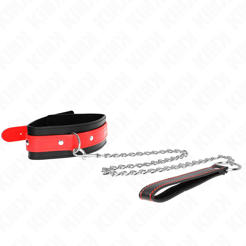 KINK Halskette mit rotem Band 65 cm – Verstellbar 36–43 cm | Secret Pulse Produktansicht und Details